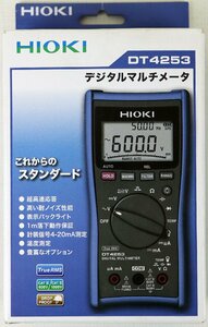 S◇中古品◇工具 デジタルマルチメータ DT4253 HIOKI/日置電機 DIGITAL MULTIMETER 箱・取扱説明書・テストリードつき