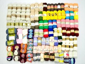 KM516●大量まとめて!!●毛糸セット　素材色々　ウール100％・モヘア混・アクリル 等　手芸用品　①