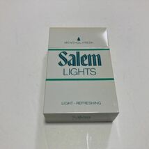 見本 たばこ セーラム ライト ☆ Salem 自販機 ダミー タバコ モック パッケージ サンプル 煙草 昭和 レトロ_画像1