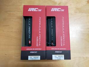 2本セット FORMULA PRO HL TUBELESS RBCC 30C IRC フォーミュラ　プロ　チューブレス　フックレスリム対応