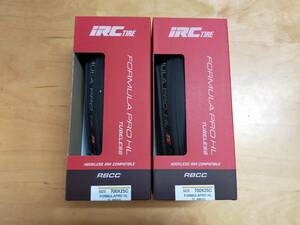 2本セット FORMULA PRO HL TUBELESS RBCC 25C IRC フォーミュラ　プロ　チューブレス　フックレスリム対応