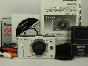 パナソニック Panasonic Lumix ミラーレス一眼 カメラ DMC-GF2 ボディのみ 元箱つき [美品] #Z34A