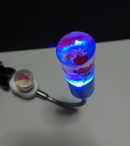 【水中花マニア必見】水中花フレキシブルUSBイルミ （水中花調光スイッチ付）ブルーLED 　 　／ デコトラ　レトロ 　希少　レア　限定☆_画像3