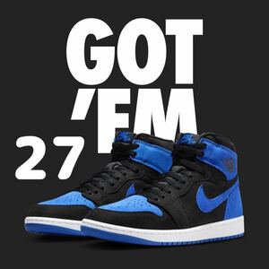 NIKE エアジョーダン1レトロ ハイ OG ロイヤル リイマジンド 27cm air jordan 1 high