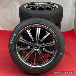 (商品番号592)年製2020年17インチ社外ホイール PIRELLIタイヤ&ホイール4点ホイールサイズ 17x7.0Jオフセット 55 PCD 114.3 215/45R17 