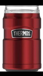 海外輸入品　THERMOS サーモス 缶ホルダー クランベリー
