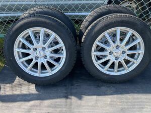 スタッドレスタイヤ GOOD YEAR 4穴 4本セット 175/65R15 中古