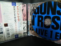 (11)　 GUNS N' ROSES　　/　　LIVE ERA　　’８７-’93 日本盤　　２枚組　ジャケ、日本語解説 経年汚れあり_画像2