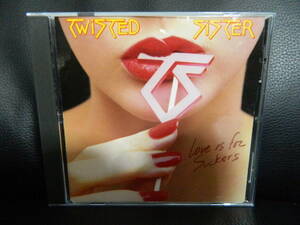 (14)　 TWISTED SISTER　　/　 LOVE IS FOR SUCKERS　　　日本盤　 　 ジャケ汚れ、日本語解説 経年の汚れあり