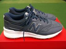 【税込】7304 新品 new balance ゴルフシューズ NBG997NV ネイビー ワイズ：D (MEDIUM) ニューバランス 26.5cm_画像1