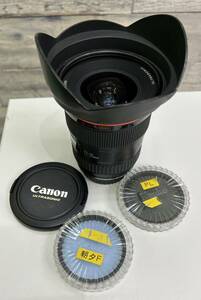 【D-1440】Canon ZOOM LENS EF 17-35mm 1:2.8 動作未確認 キャノン ズームレンズ カメラレンズ 保護フィルター付