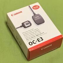純正Canon キヤノン ストロボ延長コード　OC -E3 未使用_画像1
