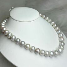 南洋パールネックレス12-15mm 本真珠ネックレスPearl necklace jewelry _画像3