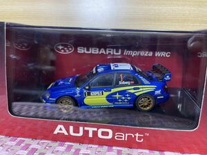 半額スタート　未使用品　1/43 AUTart SUBARU IMPREZA WRC 2004 #1 Winner オートアート スバル インプレッサ ラリー アクロポリス 