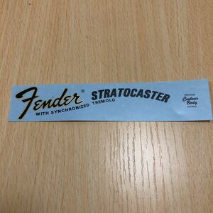 Fender Stratocaster 水転写補修用デカール // 1970年代 //