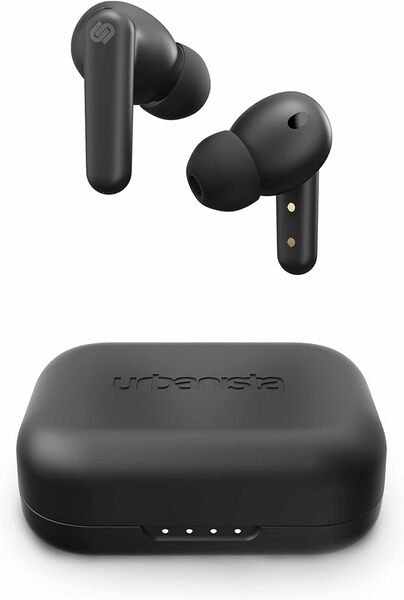 urbanista London 完全ワイヤレスイヤホン Bluetooth 5.0 ワイヤレス イヤホン 充電収納ケース付 [ミッドナイト・ブラック]