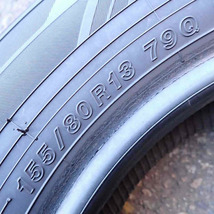 冬4本SET 会社宛送料無料 155/80R13 79Q ヨコハマ アイスガード IG60 2021年製 ヴィッツ パッソ ブラッツ ロゴ ラピュタ Kei 特価 NO,E6179_画像6