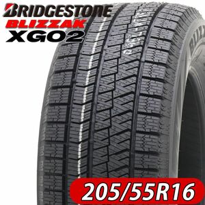 2022年製 新品4本価格 会社宛 送料無料 205/55R16 91S ブリヂストン ブリザック XG02 冬 ノア VOXY インプレッサ アイシス 特価 NO,BS1622