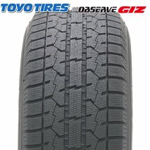 1円スタート 2022年製 新品 4本価格 会社宛 送料無料 205/55R16 91T トーヨー OBSERVE GARIT GIZ 冬 インプレッサ オーリス 特価 NO,TY1612_画像2