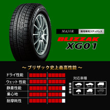 2022年製 新品 4本価格 会社宛 送料無料 175/70R14 84S 冬 BS ブリヂストン ブリザック XG01 アクア プレミオ シエンタ 特価 NO,BS1412_画像4