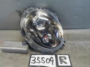 BMW ミニ CBA-SX16 右ヘッドライトASSY クーパー クーペ A62 AL HID 35509