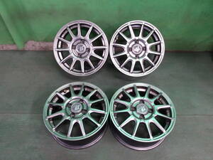 ☆ホイール　4本　Brade KOSEI　ブレードコーセイ　14インチ　14×5.5J　＋42　PCD100　4H　シルバー☆