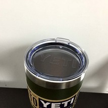 YETI イエティ 20オンス 緑 20oz ランブラー タンブラー 保温 保冷 アウトドア 水筒 ボトル_画像2