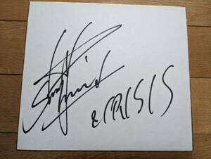  Harada Shinji * автограф автограф карточка для автографов, стихов, пожеланий 
