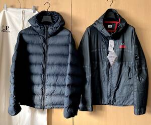 正規品 3シーズン着用★防水 通気性 C.P. COMPANY Gore G-type Hooded Jacket 52 Raven ゴアテックス ダウン ジャケット インナー