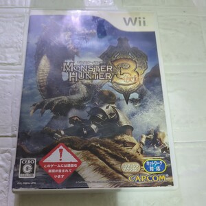 空箱として販売ディスクはオマケ取扱説明書なし 任天堂 Wiiモンスターハンター3トライ