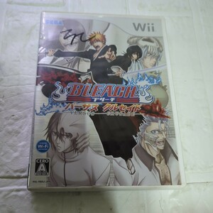 Wii ソフト BLEACH バーサス クルセイド取扱説明書なしディスクはキズがあります、動作未確認です