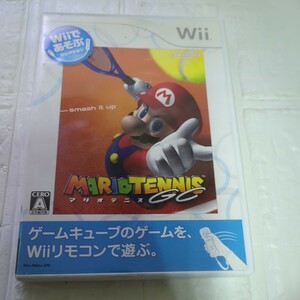 空箱として販売ディスクはオマケです。取扱説明書なし【Wii】 Wiiであそぶ マリオテニス GC