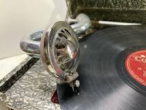 蓄音機　NITTO製　実動品　針ケース付き　#NITTO #蓄音機　#レコード　#スピーカー_画像8