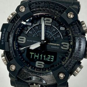 極美品 箱説タグ付G-SHOCK GG-B100-1BJF MUDMASTEマッドマスター Bluetooth搭載モバイルリンク カーボンコアガード ブラック反転液晶