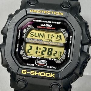 希少 極美品 G-SHOCK GX-56-1BJF GXシリーズ タフソーラー 防塵・防泥構造 マッドレジストブラック ゴールド液晶 スクウェア ビッグケース