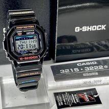 未使用同様極美品 箱説タグ付G-SHOCK GWX-5600-1JF G-LIDE Gライド タフソーラー電波受信 電波ソーラー マルチバンド6 ブラック 月齢表示_画像2