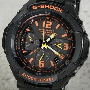 美品 G-SHOCK GW-3000B-1AJF グラビティマスター スカイコックピット タフソーラー 電波受信 電波ソーラー マルチバンド6 ブラック