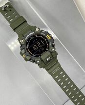 極美品 箱説付G-SHOCK GW-9500-3JF MUDMAN マッドマン タフソーラー 電波受信 電波ソーラー マルチバンド6 トリプルセンサー カーキ_画像10