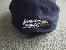 【未使用】F1 Mild Seven Benetton Renault 1997年 チーム キャップ フリーサイズ ◆ ベネトン ルノー アレジ ベルガー【長期保管】_画像6