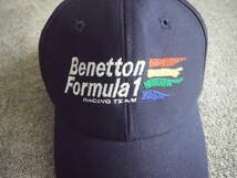 【未使用】F1 Mild Seven Benetton Renault 1997年 チーム キャップ フリーサイズ ◆ ベネトン ルノー アレジ ベルガー【長期保管】_画像4