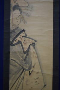 Art hand Auction [Kopie] / Terasaki Kogyo / Schönheitsmalerei / Hotei-ya-Hängerolle HF-741, Malerei, Japanische Malerei, Person, Bodhisattva