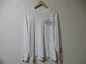 BUZZ RICKSON バズリクソンズ 長袖　プリント Tシャツ 　サイズ　MEDIUM　　　　（３E　ケ