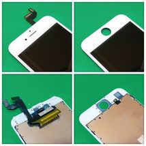 iPhone6s 高品質液晶 フロントパネル 白 高品質AAA 互換品 LCD 業者 画面割れ 液晶 iphone 修理 ガラス割れ 交換 防水テープ タッチ_画像2