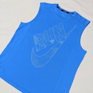 +AY2 NIKE DRI-FIT ナイキ ドライフィット メンズ XL タンクトップ 水色 スポーツ ウェア ランニング 大きいサイズ