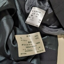 +FY51 訳有 Laura Ashley ローラアシュレイ フォーマル レディース 9号 スーツ 上下 3点 セット 黒 無地 ジャケット プルオーバー スカート_画像9