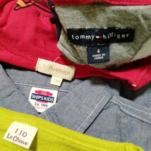 +WY43 まとめ 4枚 セット 福袋 男子 男の子 女の子 110 長袖 カットソー Tシャツ パーカー シャツ TOMMY ハッシュアッシュ SHIPS LaChiave_画像10