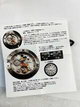 希少　未使用品■ディズニー ミッキーマウス 生誕80周年記念 腕時計　１円～　メンズ　自動巻き　オートマ　サン＆ムーン_画像9
