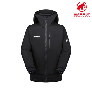 23FW【マムート/Ayako Pro 2.0 HS Hooded Jacket AF Men(アヤコ プロ 2.0 HS フーデッド ジャケット)/0001(black)/Sサイズ(EU)】mtr