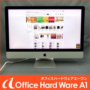 Apple iMac (Retina 5K, 27-inch, Late 2015) 【Corei5(3.20GHz) メモリ16GB HDD3TB】中古 現状渡し ジャンク扱い J〇 S2311-5930