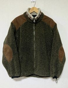 USA made 90*s alf Alf Zip up fleece jacket tyrolean riri zipper Vintage size S Made in U.S.A